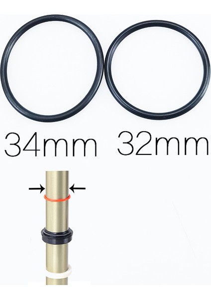 32MM Tarzı 2 Adet Bisiklet Ön Çatal O-Halka Contası Kauçuk O-Halka mm Fox Rockshox Manitou Bisiklet Aksesuarları Için (Yurt Dışından) fiyatları