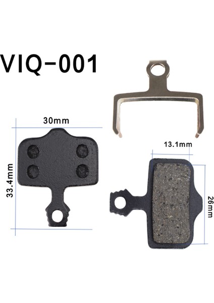 No.5 Tarzı 1 Çift Bisiklet Fren Pedleri Reçine Yarı Metal Sürtünme Direnci Bisiklet Disk Fren Bisiklet Reçine Disk Freni Sürüş Aksesuarları (Yurt Dışından)