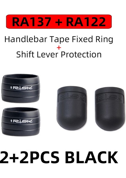 1 Takım Siyah Tarzı 2 Adet Risk Silikon Bisiklet Direksiyon Bandı Takma Fişi Sabit Halka Yol Bisikleti Vites Kolu Koruma Kapağı Kaymaz Bisiklet Aksesuarları (Yurt Dışından)