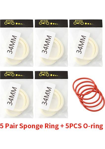 34MM Tarzı Mtb Bisiklet Çatal Bakım Sünger Halka Süspansiyon Ön Çatal Toz Yağ Contası Yağılama Sünger Halka Sürüş Aksesuarları (Yurt Dışından)