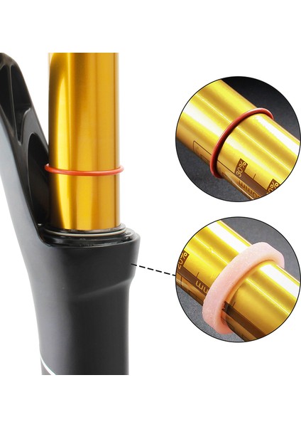 34MM Tarzı Mtb Bisiklet Çatal Bakım Sünger Halka Süspansiyon Ön Çatal Toz Yağ Contası Yağılama Sünger Halka Sürüş Aksesuarları (Yurt Dışından) modelleri