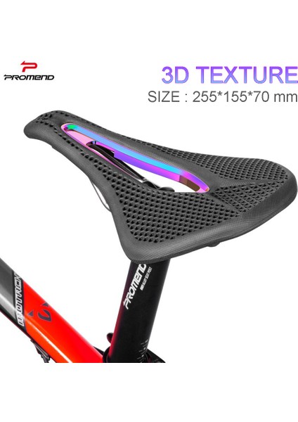 3D Hafif Bisiklet Koltuğu Sıvı Reçineler Balpeteği Bisiklet Koltuğu Süper Yumuşak Yastık Mtb Yol Bisikleti Yarış Koltuğu (Yurt Dışından)