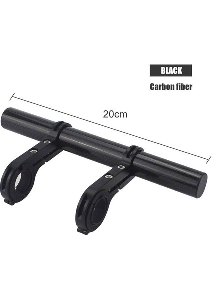 20CM F Tarzı Bisiklet Direksiyon Uzatma Işık Tutucu Tutamak Uzatma Boynuz Yükseltici Adaptör Uzatma Alaşım Fiber Stand (Yurt Dışından)