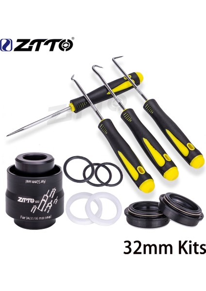 Sd2 Siyah Set Stili Ztto Tb Bisiklet Çatal Mühür Sileceği Aracı Seti Bisiklet Süspansiyon Yağ Mühürü Sürücü Kurulum Aracı Süspansiyon Toz Mühürü Yağ Süngeri (Yurt Dışından)