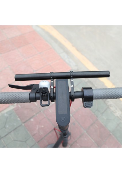 Siyah 30CM Tarzı Elektrikli Scooter Direksiyon Uzatma Boynuz Işık Montaj Tutucu Direksiyon Yükseltici Adaptör M365 Aksesuarı Için Tamir (Yurt Dışından) modelleri