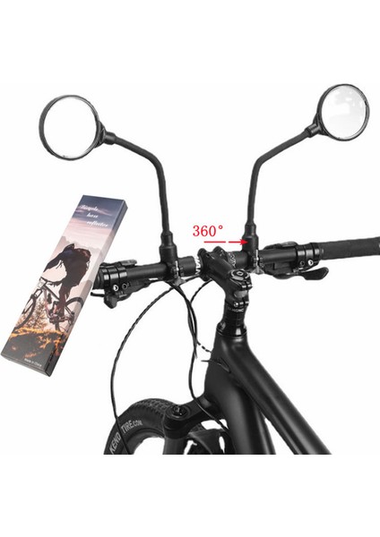 No.3 Tarzı Bisiklet Aynaları Dağ Yol Motosiklet Bisiklet Uzatılmış Arka Görüş Aynası Yansıtıcı Güvenlik Bisiklet Gidon Arka Görüş Aynası (Yurt Dışından) fiyatları