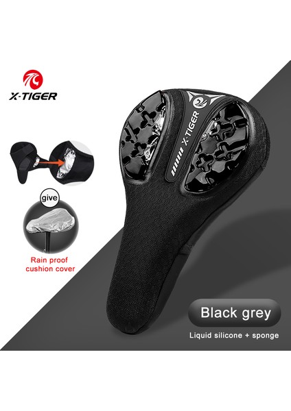 X-AZT-0301 Tarzı X-Tıger Bisiklet Koltuk Kılıfı 3D Silikon Sünger Bisiklet Koltuk Yastığı Nefes Alabilen Yumuşak Kalınlaştırılmış Mtb Bisiklet Koltuğu Bisiklet Aksesuarları (Yurt Dışından) fiyatları