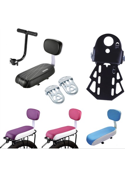 Arka Koltuk-Siyah Tarzı Bisiklet Arka Koltuk Çocuk Koltuğu Sırtlık ve Kollarıyla Bisiklet Çocuk Koltuğu Aksesuarları Pedal ile Ayaklık (Yurt Dışından) fırsatları