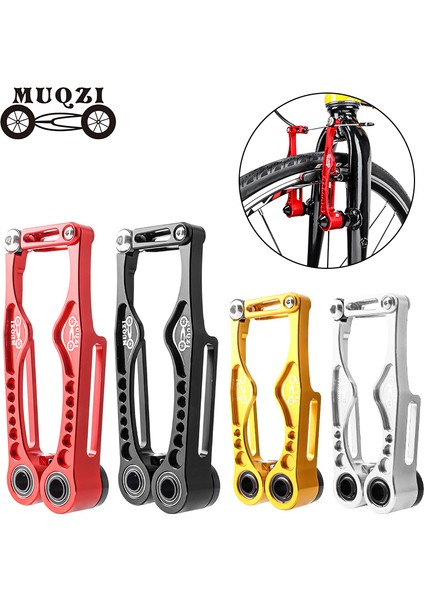 Kısa Kırmızı Tarzı Muqzı V Fren Kıskaç Mtb Yol Katlanır Bisiklet V Fren Seti Ultra Hafif Alüminyum Alaşım Fren Kıskaçı (Yurt Dışından)