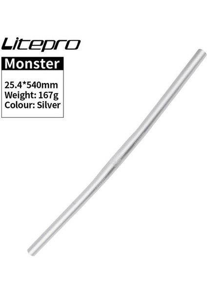 Kırmızı 580MM Tarzı Dayanıklı Düz Saplı Katlanabilir Litepro Bisiklet Direksiyonu Sabit Dağ Bisikleti Direksiyonu Açık Hava Sürüşü Universal (Yurt Dışından)