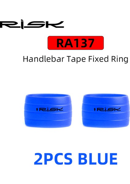 RA137-BU Tarzı 2 Adet Risk Silikon Bisiklet Direksiyon Bandı Takma Fişi Sabit Halka Yol Bisikleti Vites Kolu Koruma Kapağı Kaymaz Bisiklet Aksesuarları (Yurt Dışından)