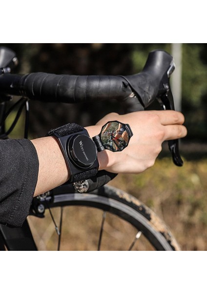 Turuncu Tarzı Bisiklet Arka Yansıtıcı Bisiklet Bilek Bandı Bisiklet Bilek Aynası Bisiklet Arka Görüş Aynası Döner Konveks Geri Yansıtıcı (Yurt Dışından) fiyatları