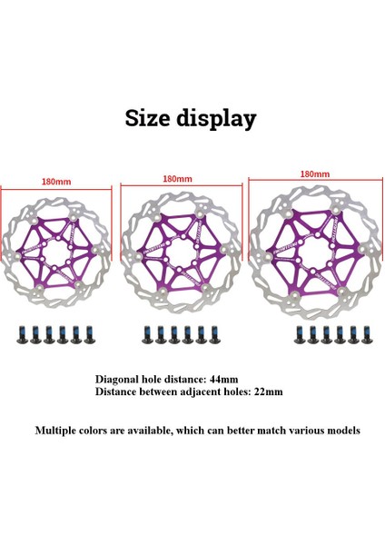 203MM Mavi Tarzı Akantor Dağ Bisikleti Disk Yüzen Pedallar Fren Rotoru Güçlü Isı Dağılımı Yüzen Rotor (Yurt Dışından)