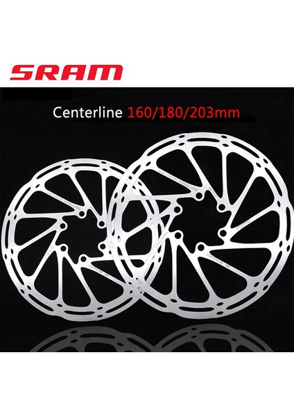2 Adet 180-180MM Tarzı Sram Centerline Bisiklet Fren Diski mm Mtb Disk Fren Rotoru Yol Dağ Bisikleti Hidrolik Fren Rotoru Bisiklet Diski Parçaları (Yurt Dışından)