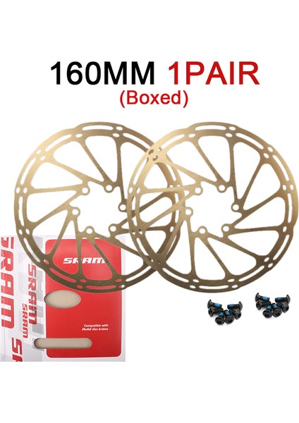 160MM Altın Tarzı Sram Centerline Disk Fren Rotor Paslanmaz Çelik Hidrolik Fren Diski Mtb Yol Bisikleti Elektrikli Scooter Parçaları (Yurt Dışından)