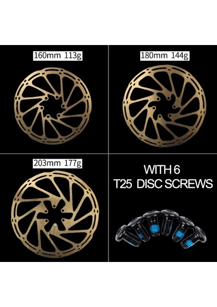 160MM Altın Tarzı Sram Centerline Disk Fren Rotor Paslanmaz Çelik Hidrolik Fren Diski Mtb Yol Bisikleti Elektrikli Scooter Parçaları (Yurt Dışından)