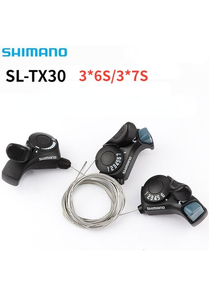 7 Hız Stili Tourney Sl TX30 Dağ Bisikleti Tetik Vites Değiştiricileri ile Uyumlu Vites Kolu Vites Değiştirici (Yurt Dışından) modelleri