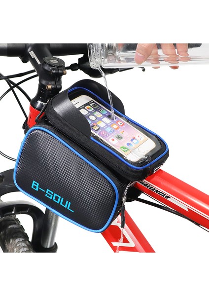 MAVI-80106 Tarzı Bisiklet Ön Çantası Dokunmatik Ekran Telefon Çantası Çerçeve Dağ Bisikleti Üst Tüp Çantası Bisiklet Aksesuarları Için Bisiklet Yan Çantaları (Yurt Dışından) modelleri