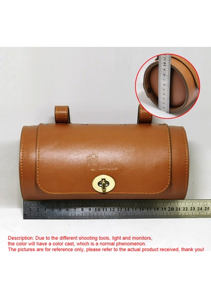 Yeni Sarı Kahverengi Stil 398 Bisiklet Retro Kuyruk Pu Deri Çanta Bisiklet Pouch Arka Pannier Sürme Vintage Koltuk Bisiklet Aksesuarları (Yurt Dışından)
