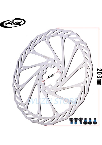 G3 Bir 203 mm Stili 1 Parça Avıd G3 Bisiklet Rotorları Dağ Bisikleti Yol Mtb Disk Fren Rotoru Vida ile Hidrolik Disk Fren Aracı (Yurt Dışından)