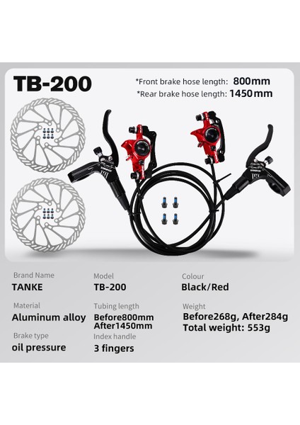 12 Siyah-Rr Stili Tanke Mtb Bisiklet Yağ Disk Fren Rotoru Kaliper Hidrolik Kollu Ön Arka Tutucu A B-Sütun C Bisiklet Parçaları Bisikletçilik (Yurt Dışından)
