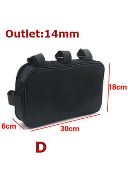 6X30X18CM Stili Bisiklet Bisiklet Tüp Çerçeve Paket Çantası Kılıf Pil Li-Ion Aracı Kutu Depolama Askılı Çoklu Boyutlar Su Geçirmez Kolaylık Için Bisiklet (Yurt Dışından)