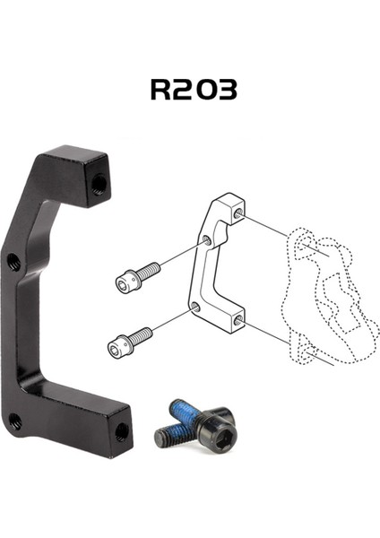 F160 R140 Tarzı Mtb Disk Fren Kaliper Çerçeve Adaptör Braketi Is ve Pm Alüminyum Alaşım Adaptör Bisiklet Aksesuarları (Yurt Dışından)