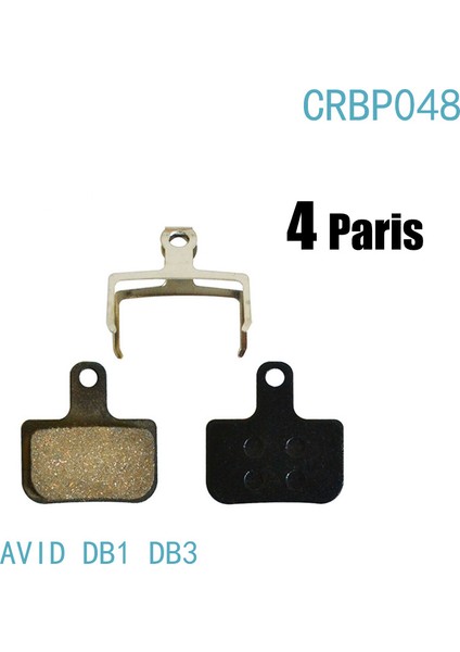 CRBP048 Tarzı Sram Hrd Red Etap, Force 22, Cx1, Rival 22, B1 Seviye Ult Tlm Için 4 Çift Bisiklet Yarı-Metalik Hidrolik Disk Fren Balataları (Yurt Dışından)