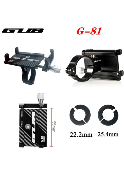 Kırmızı G81 Stili Gub G81 G-81 Alüminyum Bisiklet Telefon Tutucu Akıllı Telefon Ayarlanabilir Destek Gps Bisiklet Telefon Standı Montaj Braketi (Yurt Dışından) indirimleri