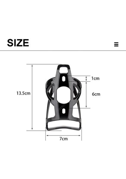 Kırmızı Sarı-1pc Tarzı Hafif Bisiklet Şişe Tutucu Mtb Su Bardağı Kafesi Kettle Askısı Dağ Bisikleti Içme Şişesi Tutucuları Bisiklet Aksesuarları (Yurt Dışından)
