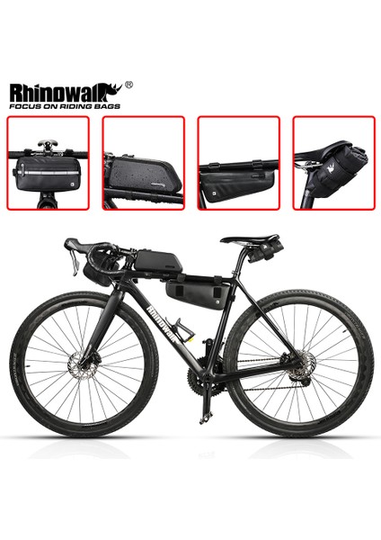 3l Gidon Çantasıx1 Stili Rhinowalk Bisiklet Çanta Seti Taşınabilir Bisiklet Direksiyon Çantaları Mtb Çerçeve Üst Tüp Çantası Seyahat Sele Kuyruk Aracı Çantası Aksesuarları (Yurt Dışından) modelleri