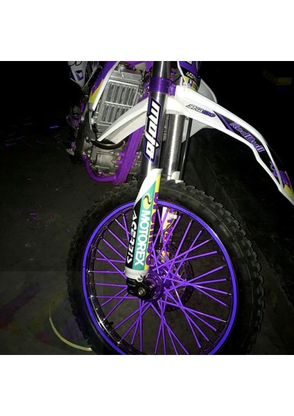 Mor Tarzı Et Renkli Bisiklet Motosiklet Dağ Bisikleti Mtb Tekerlek Modifikasyon Konuş Kılıfı Tüp Güvenlik Snap-On Klips Tüpü (Yurt Dışından) fiyatları
