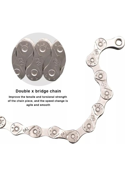 10 Hız Stili Rıderace Bisiklet Chal Hızlı Gümüş Ultrahafif Dağ Yol Bisikleti Zinciri Değişken Hız Zinciri Için (Yurt Dışından) indirimleri