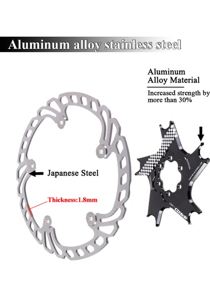 180MM Mavi Tarzı Iııpro Mtb Yol Bisikleti Fren Disk Rotoru Yüzen Pedal 6 Civatalı Tırnak Disk Dağ Hub Bisiklet Parçaları (Yurt Dışından) indirimleri