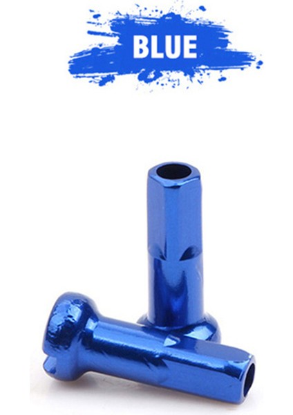 Mavi-2 Adet Tarzı 2 Adet Alüminyum Bisiklet Teli Kapağı Tb Yol Bisikleti Jant Kapağı Bisiklet 14GMM Teli Kapağı Ultrahafif Bisiklet Aksesuarları 6 Renk (Yurt Dışından)