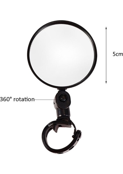1 Adet 5cm Tarzı Bisiklet Direksiyon Ayna Arka Görüş Bisiklet Aynası Geniş Açılı Geri Görüş Reflektör Açısı Ayarlanabilir Akrilik Konveks Aksesuarlar (Yurt Dışından)