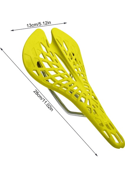 Sarı Stil Dağ Yolu Koltuk Selesi Karbon Fiber Yarış Bisikleti Sürme Hollow Koltuklar Bisiklet Bisiklet Parçaları Mtb Bisiklet Ekipmanları (Yurt Dışından)