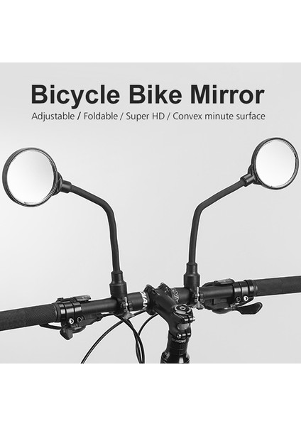 002-5CM Stili Arka Görüş Aynası Bisiklet Aksesuarları Reflektör Hd Patlama Geçirmez Cam Ayna Dağ Bisikleti Arka Görüş Aynası (Yurt Dışından) fiyatları