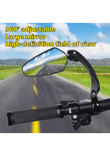 002-5CM Stili Arka Görüş Aynası Bisiklet Aksesuarları Reflektör Hd Patlama Geçirmez Cam Ayna Dağ Bisikleti Arka Görüş Aynası (Yurt Dışından) modelleri