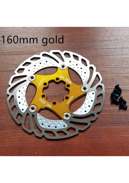 Altın 160MM Tarzı Dh Mtb Dağ Bisikleti Soğutma Fren Rotorları Aşağı Yokuş Yüzen Bisiklet Fren Altı Çivi Diski (Yurt Dışından)