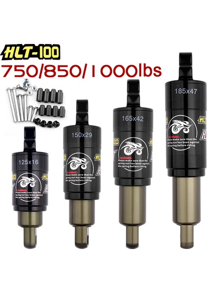 150 mm x 1000 Lbs Stili Htl Bisiklet Arka Şokları Dağ Bisikleti Yağ Yayı Mtb Elektrikli Scooter Bisiklet Emici Süspansiyon Lbs (Yurt Dışından)