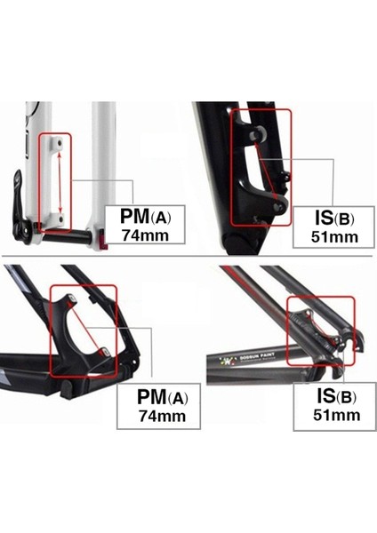 DS01 Stili Ztto Mtb Disk Fren Montaj Adaptör Braketi Pm'den Pm'ye Disk Fren Boşluğu Yıkayıcı Adaptörü Mtb Yol Bisikleti Için (Yurt Dışından)