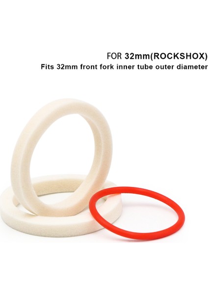 Rockshox Tarzı Için 32MM Fox Rockshox Fork Mtb Dağ Bisikleti Aksesuarları Için 2 Adet Bisiklet Ön Çatal Sünger Halka Yağ Köpük Emici Mühür (Yurt Dışından)