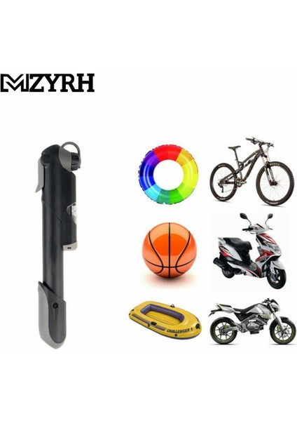 18X7X3CM Tarzı Taşınabilir Bisiklet Pompası Mini El Pompası Bisiklet Hava Pompası Top Oyuncak Lastik Inflator Schrader Presta Mtb Dağ Bisikleti Pompası (Yurt Dışından)