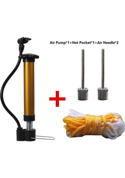 01 Gösterildiği Gibi Stil Mini Bisiklet Hava Pompası Hava Iğne Kiti Çok Fonksiyonlu Taşınabilir Top Pompası Lastik Şişirici Mtb Bisiklet Pompası (Yurt Dışından)
