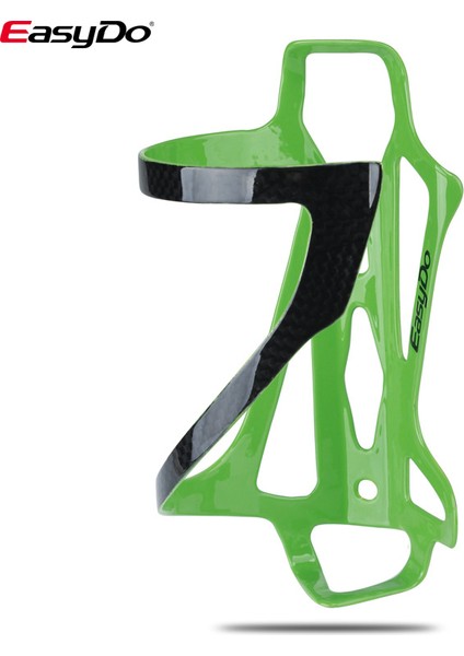 Ed 029 Yeşil Tarz Easydo Bisiklet Su Şişesi Tutacağı Bisiklet Şişe Kafesi Saf 3k Karbon Fiber 24G Sabit Dişli Kettle Kafesi Bisiklet Aksesuarları (Yurt Dışından)