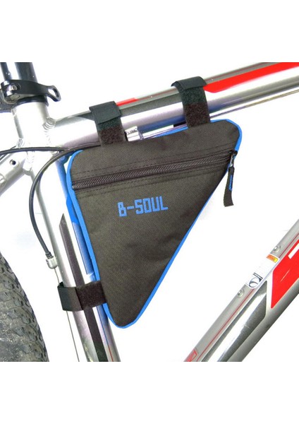 Mavi 26X14X6CM Tarzı B-Soul Bisiklet Çantası Tek Taraflı Fermuar Cebi Ön Tüp Çerçeve Direksiyon Bisiklet Çantaları Üçgen Pochet Çerçeve Tutucu Bisiklet Aksesuarları (Yurt Dışından) fiyatları