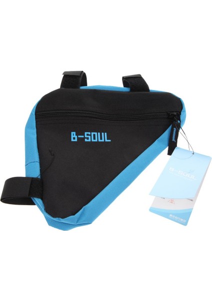 Mavi 26X14X6CM Tarzı B-Soul Bisiklet Çantası Tek Taraflı Fermuar Cebi Ön Tüp Çerçeve Direksiyon Bisiklet Çantaları Üçgen Pochet Çerçeve Tutucu Bisiklet Aksesuarları (Yurt Dışından) modelleri