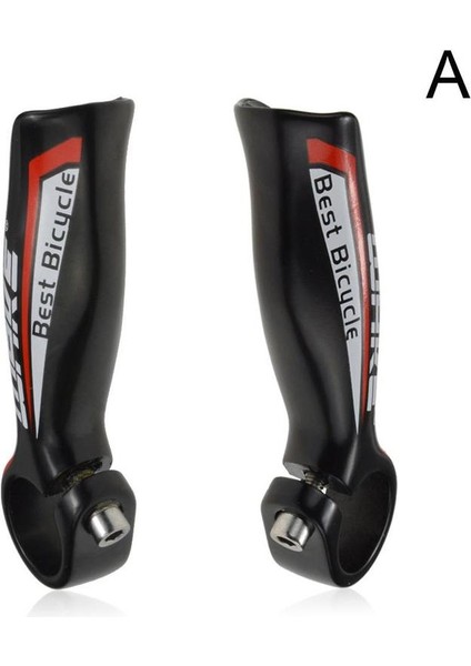 Kırmızı Stil Dağ Bisikleti Inek Boynuz Sap Alüminyum Alaşımlı Mini Yardımcı Renkli Direksiyon Uzatma 4 Bisiklet L3U1 (Yurt Dışından)