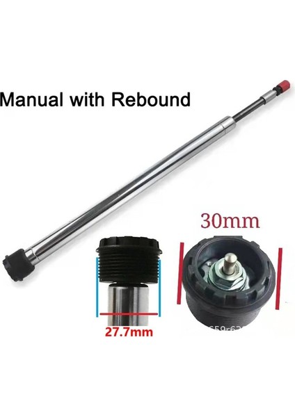 Kablo Kontrolü 30MM Stili Bisiklet Ön Çatal Yaylı Darbe Kartuş Yağ Pompası Omuz Hattı Kontrol Alüminyum Alaşım Bisiklet Parçaları (Yurt Dışından)